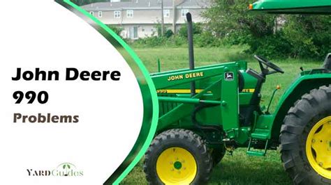 John deere 990 problems. Things To Know About John deere 990 problems. 